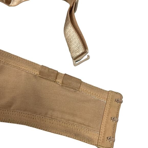 Le Mystere Renaissance Carina Bra Nude Tan Seamless Contour Scalloped Womens 42B - Picture 7 of 12